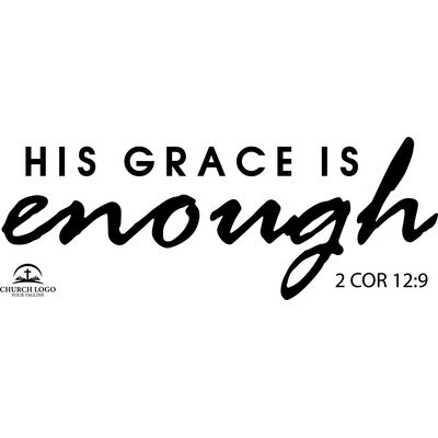 His grace is enough Black Thumbnail