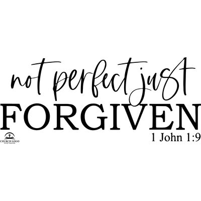 not perfect just forgiven Black Thumbnail