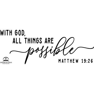 All things possible Black Thumbnail